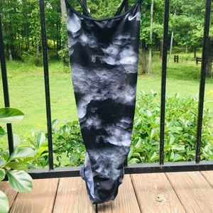 NIKE Swimsuit with smoke/cloud design
